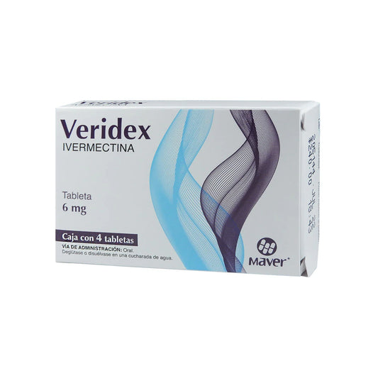 Veridex, Ivermectina 6 mg 4 Tabletas