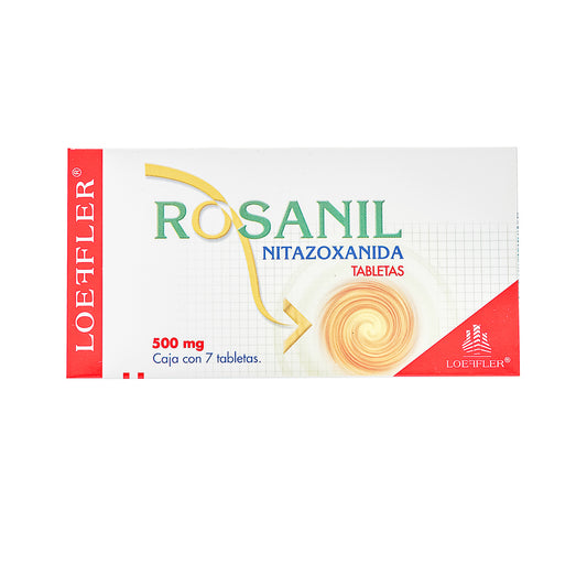 Rosanil®, Nitazoxanida 500 mg 7 Tabletas | Loeffler®