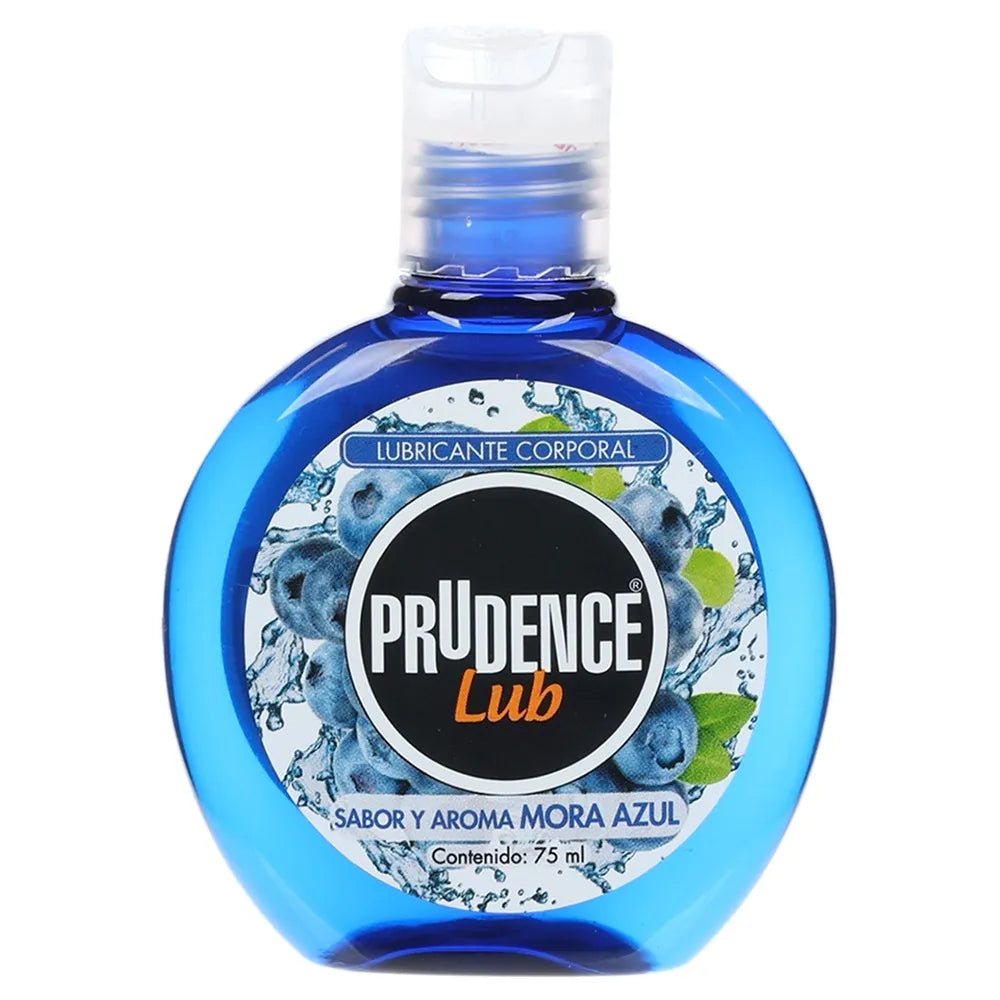 Lubricante Corporal Prudence Lub Sabor y Aroma Mora Azul 75 mL