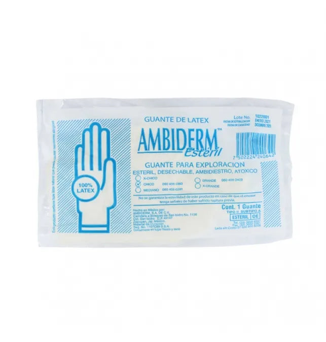 Guante Esteril Ambiderm Chico