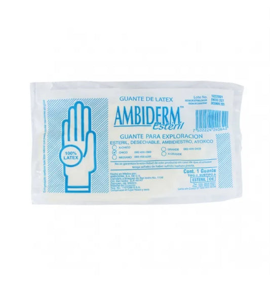 Guante Esteril Ambiderm Chico