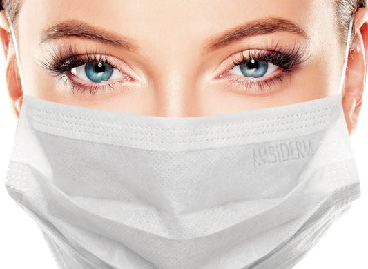 Cubrebocas Adulto Ambiderm Blanco 3 Pliegos | Ambiderm®