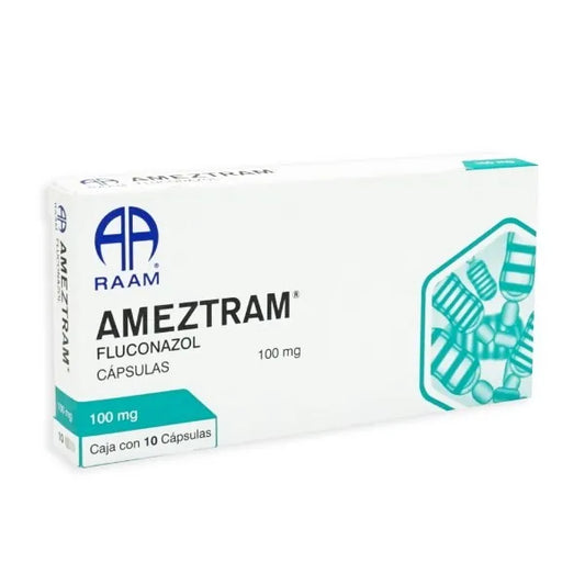 Ameztram®, Fluconazol 100 mg 10 Cápsulas | RAAM®