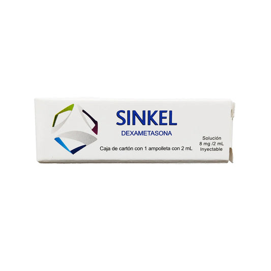 Sinkel®, Dexametasona 8 mg / 2 mL Solución Inyectable
