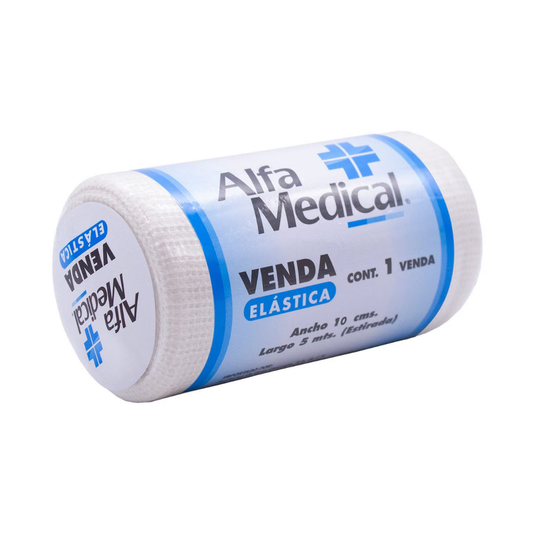 Venda Elástica 10 cm x 5 m 1 Pieza | Alfa Medical®