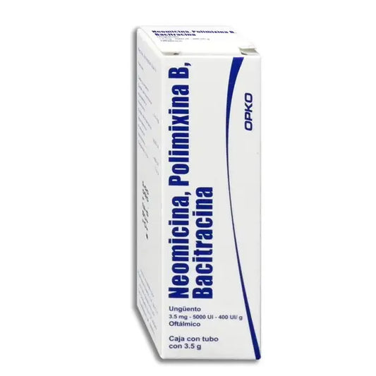 Neomicina, Polimixina B, Bacitracina Ungüento Oftálmico 3.5 g | OPKO®