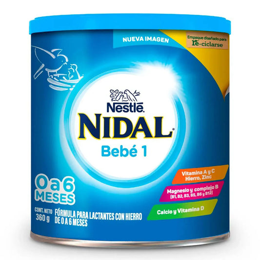 Fórmula para Lactantes Nidal Bebé 1 Lata 360 g | Nestlé®