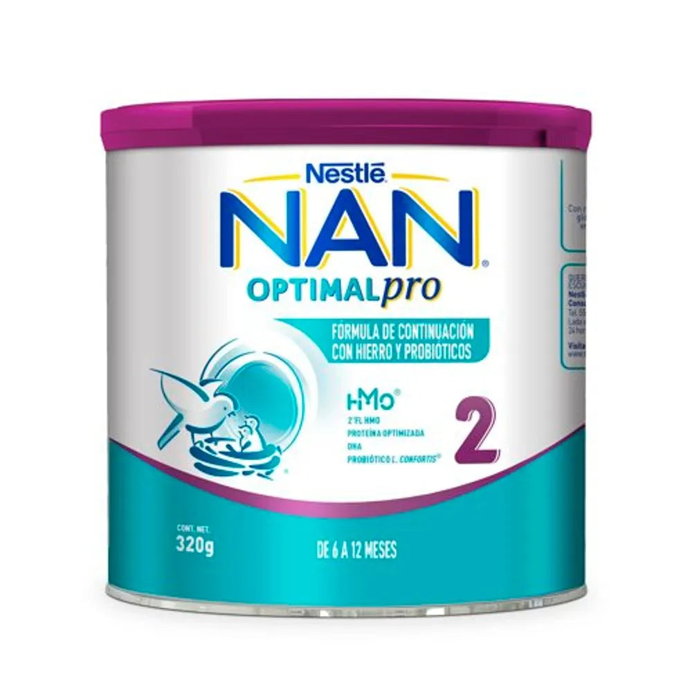 Leche en Polvo NAN Optimal Pro 2 Lata 320 g | Nestlé®