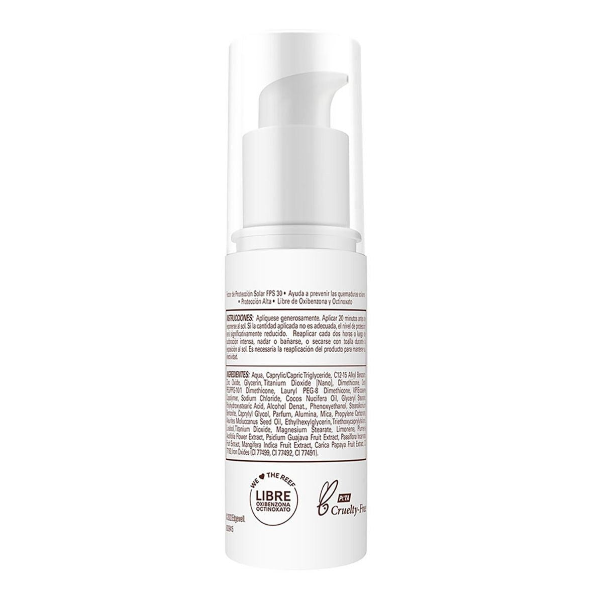 Hawaiian Tropic Mineral Face FPS 30 Protector Solar Facial con Color 50 mL
