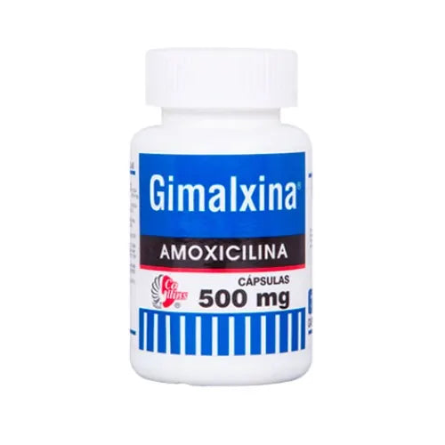 Gimalxina, Amoxicilina 500 mg 60 Cápsulas (Macro)