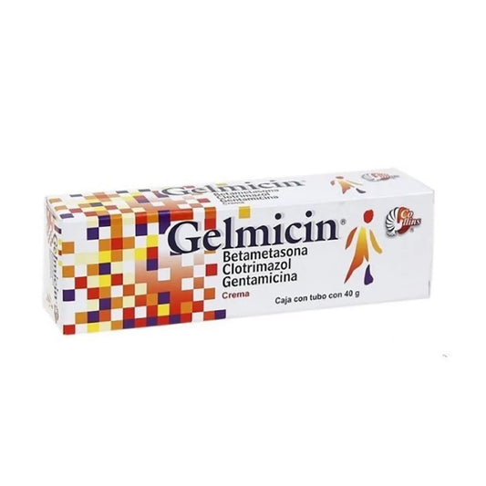 Gelmicin®, Betametasona, Clotrimazol, Gentamicina, 40 g Crema | Collins®