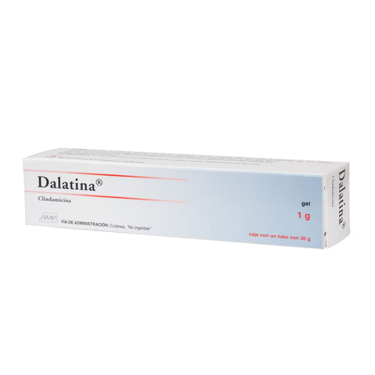 Dalatina, Clindamicina Gel 1 g Caja con Tubo con 30 g | Mavi Farmacéutica