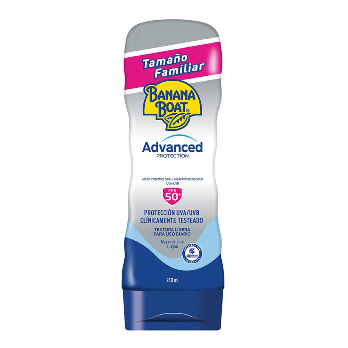 Banana Boat Advanced Protection FPS 50+ Loción Protectora Solar 240 mL