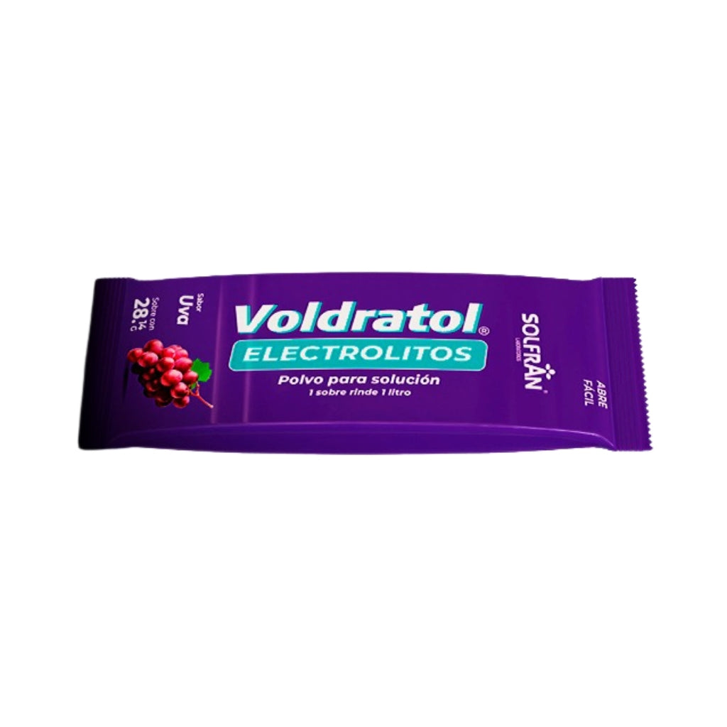 Electrolitos Voldratol Stick Uva 28.14 g Polvo | Solfran®
