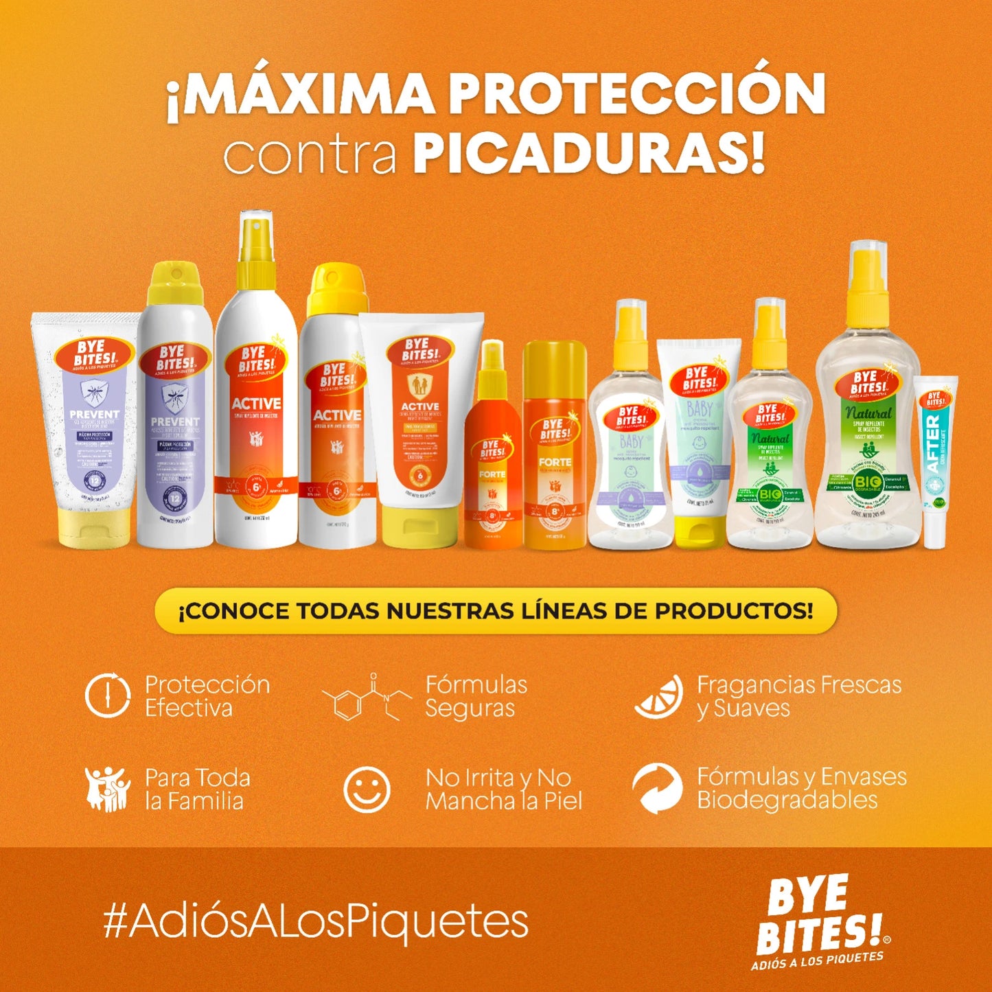 Repelente Bye Bites! Forte Spray 100 mL