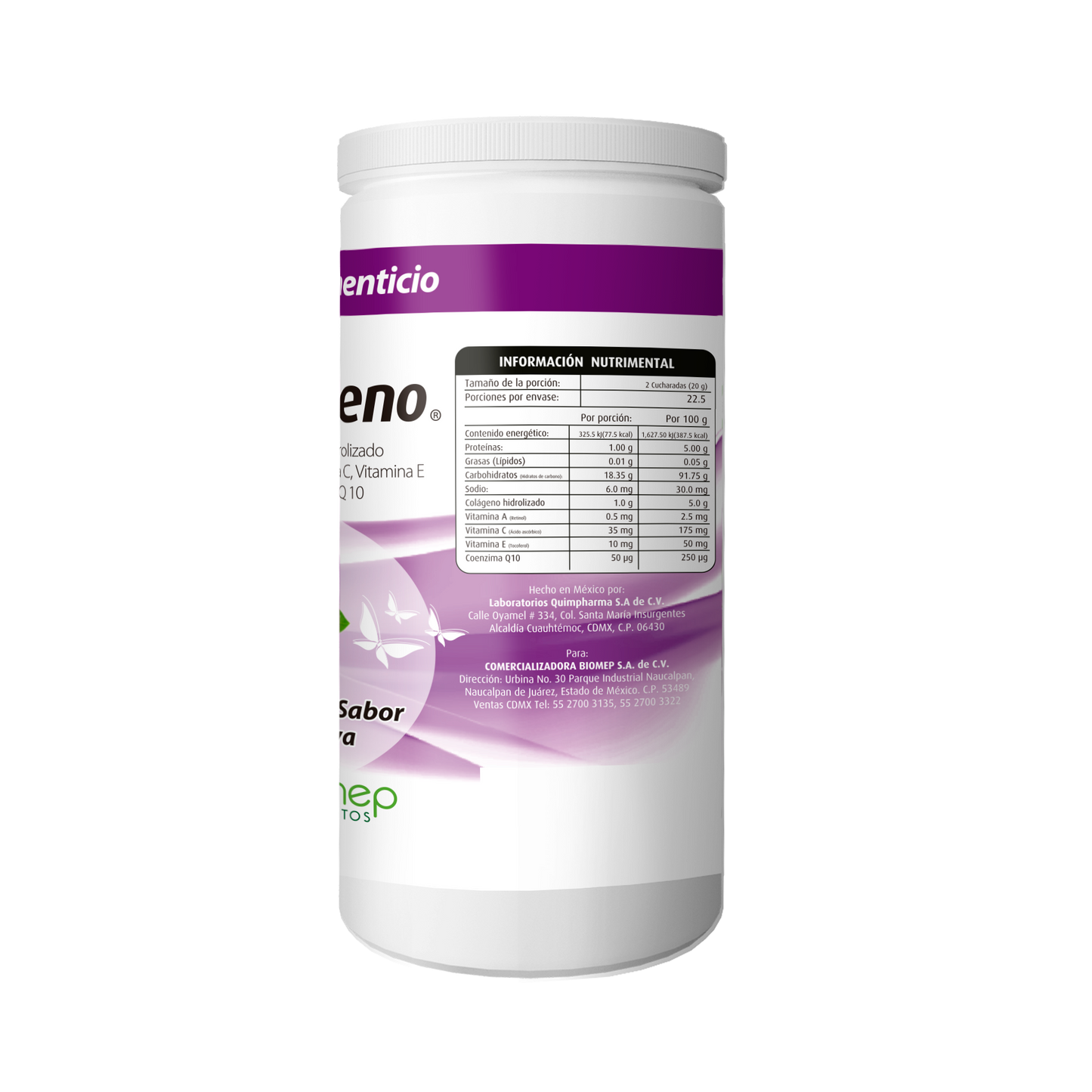 Bio Colageno Sabor Uva 450 grs