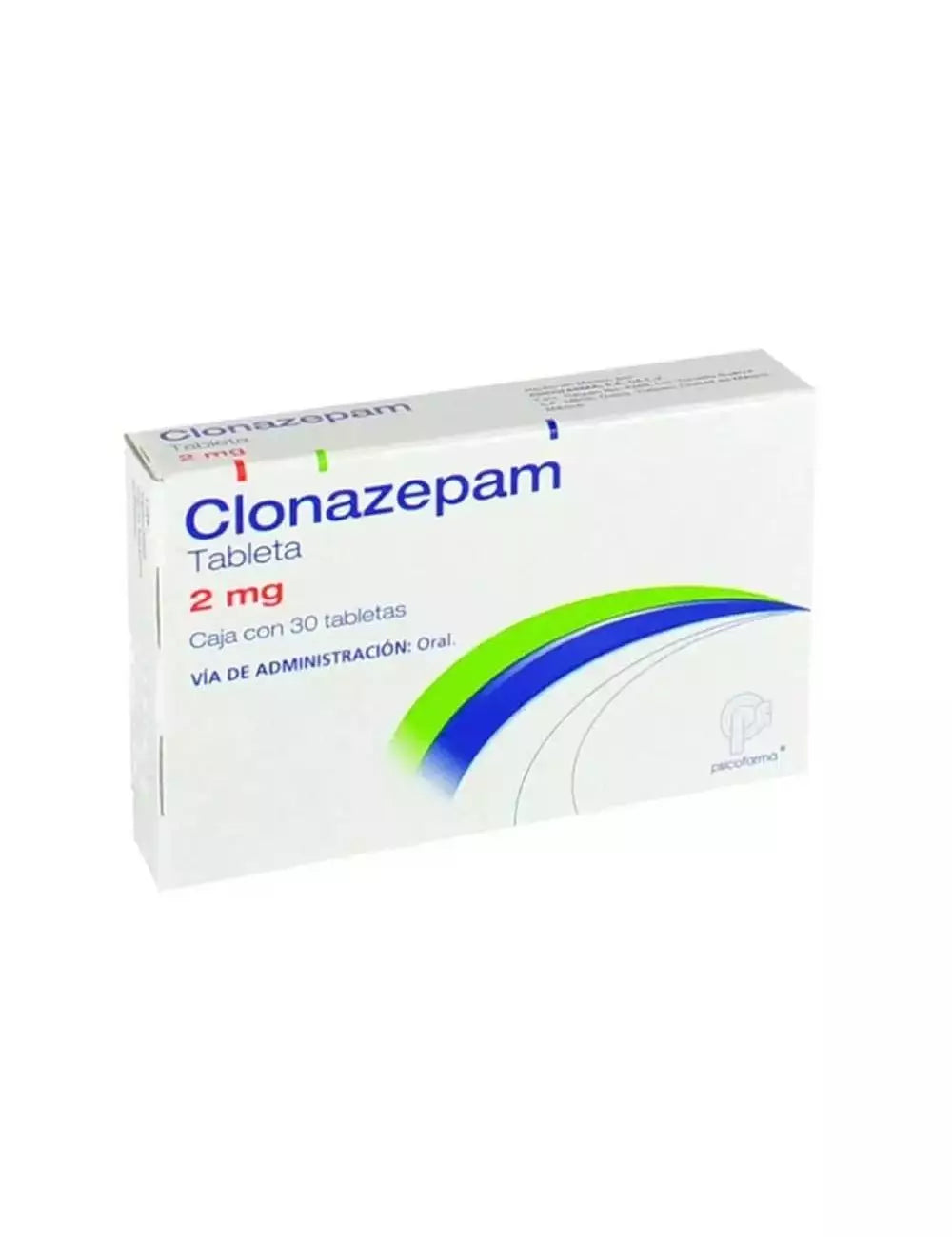 Clonazepam 2 mg 30 Tabletas | Psicofarma®