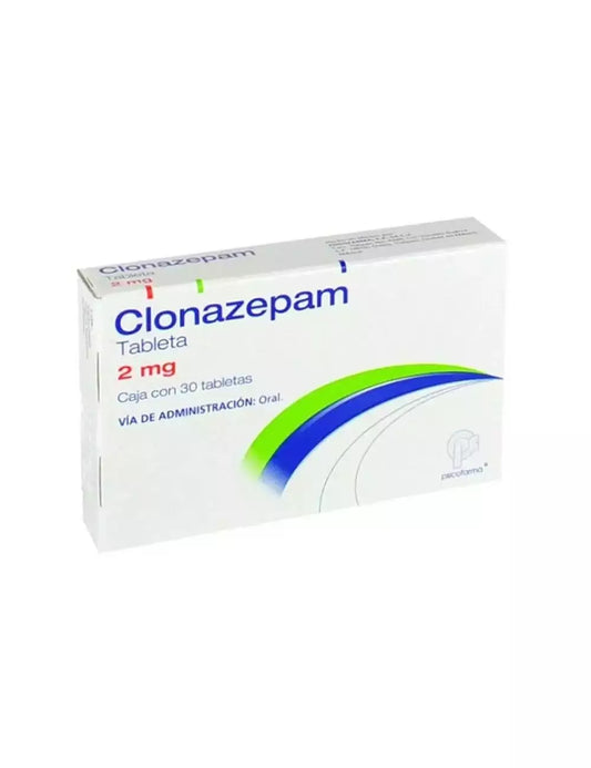Clonazepam 2 mg 30 Tabletas | Psicofarma®