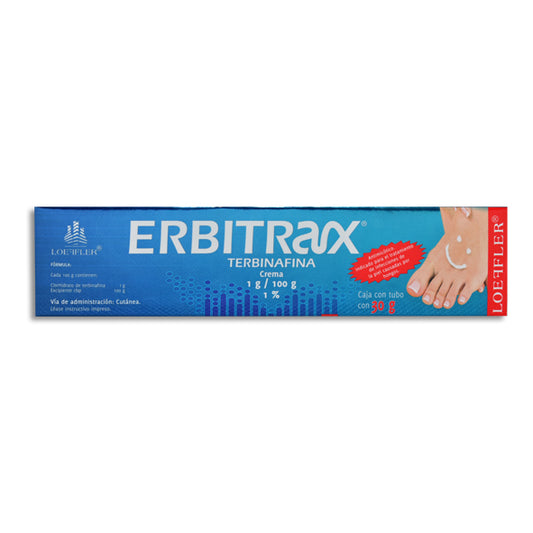 Erbitrax®, Terbinafina 1 % 30 g Crema