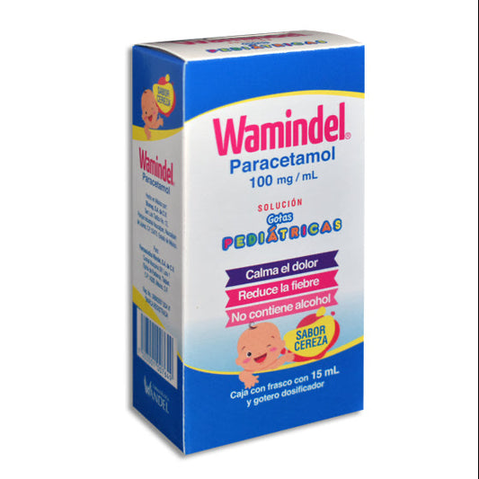 Wamindel, Paracetamol 100 mg / ml Solución Gotas 15 ml