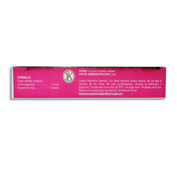Levonorgestrel 1.5 mg 1 Tableta | ADN Pharma®