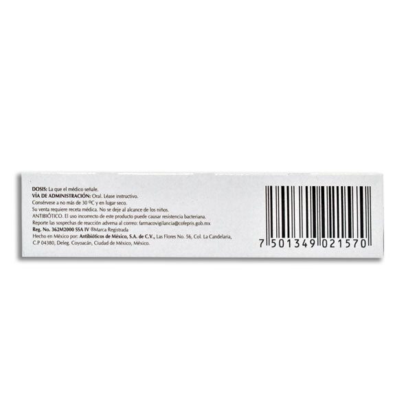 Amoxicilina 500 mg 12 Cápsulas | Amsa®