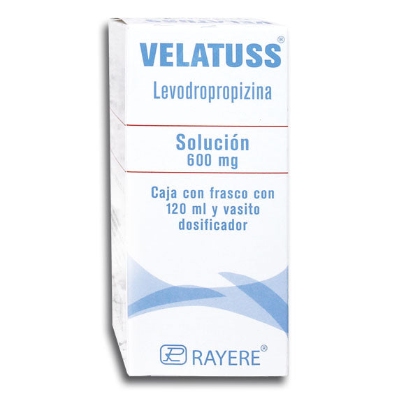 Velatuss, Levodropropizina 600 mg 120 ml Solución