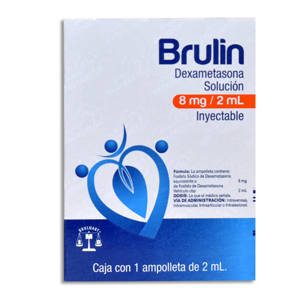 Brulin, Dexametasona Solución Inyectable 8 mg / 2 mL | Bruluart®