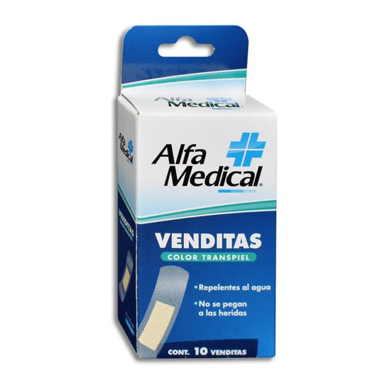 Venditas Alfa Medical Transpiel Caja 10 Piezas