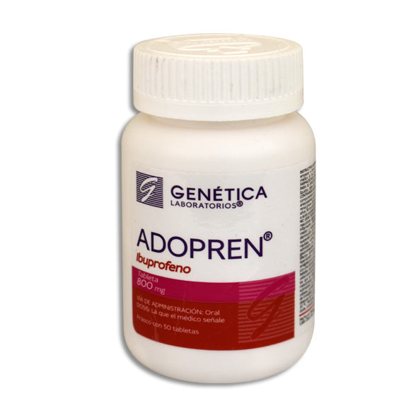 Adopren, Ibuprofeno 800 mg 50 Tabletas (Macro)