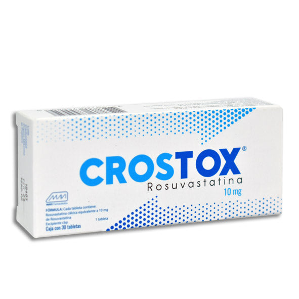 Crostox, Rosuvastatina 10 mg 30 Tabletas