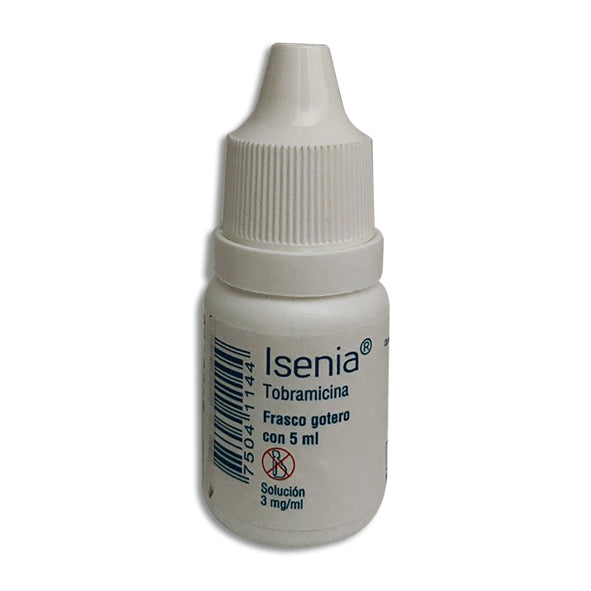 Isenia®, Tobramicina 0.3 % Solución Oftálmica 5 mL
