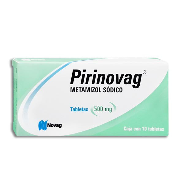 Pirinovag®, Metamizol Sódico 500 mg 10 Tabletas