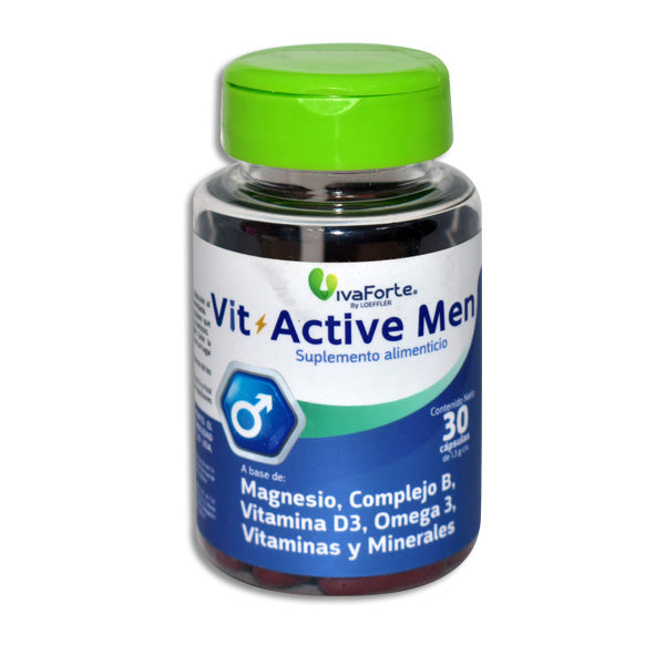 Vit Active Men 30 Cápsulas | lvaForte® By Loeffler®