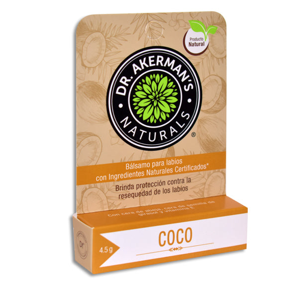 Dr. Akerman’s Coco Bálsamo Labial 4.5 g Blíster | Daclaf®