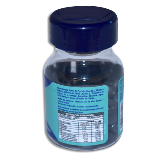 Picolinato de Cromo + Omega 3 Con 30 Cápsulas | Naturagel®