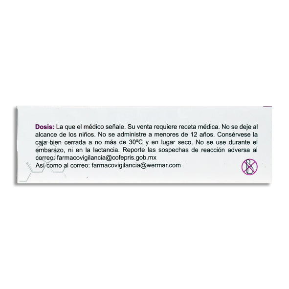 Wermy, Gabapentina 300 mg 30 Cápsulas