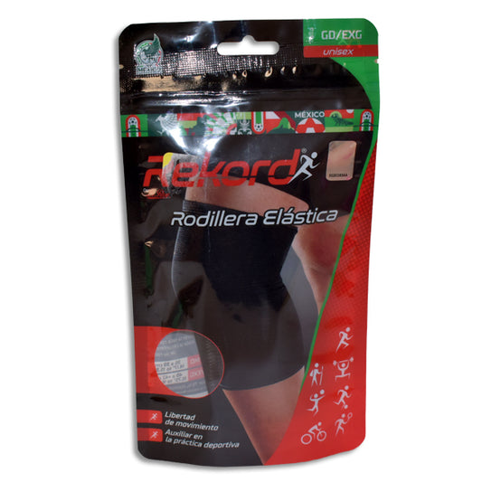 Rodillera Elástica Rekord Talla Grande-ExtraGrande con 1 pieza