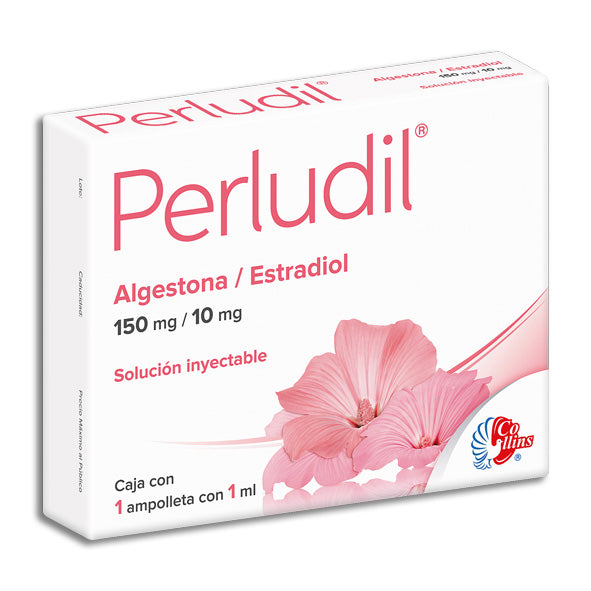 Perludil®, Algestona 150 mg, Estradiol 10 mg 1 mL Solución Inyectable | Collins®