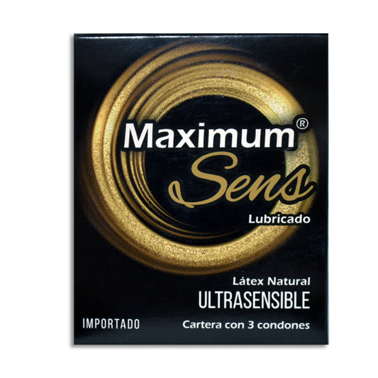 Preservativo Maximum Sens Cartera 3 Piezas
