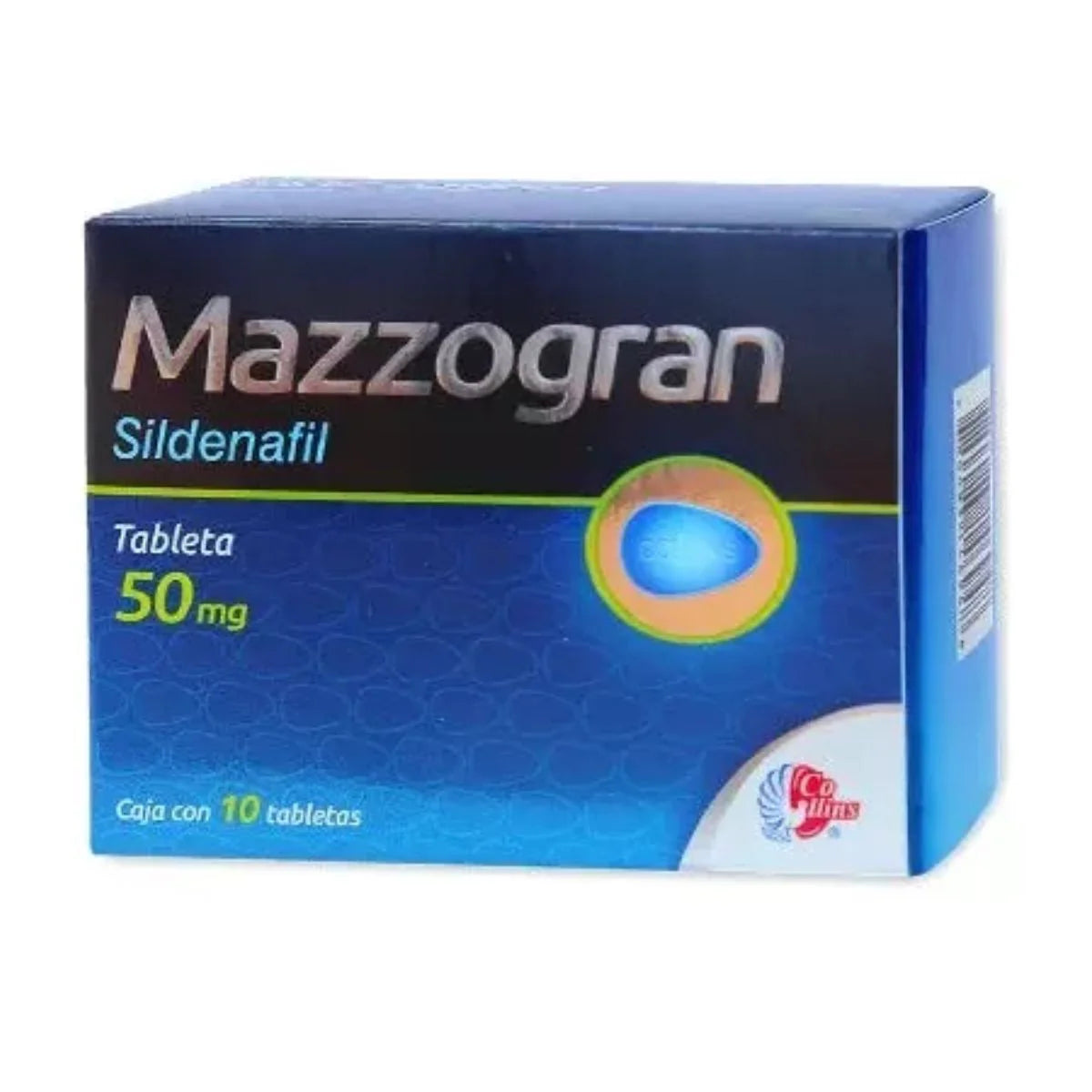 Mazzogran, Sildenafil 50 mg 10 Tabletas