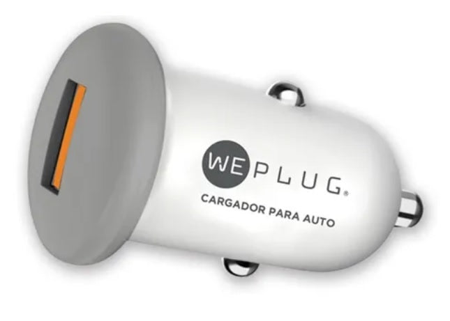 We Plug® Cargador Para Auto USB 2.1a