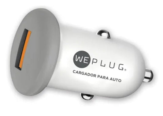 We Plug® Cargador Para Auto USB 2.1a